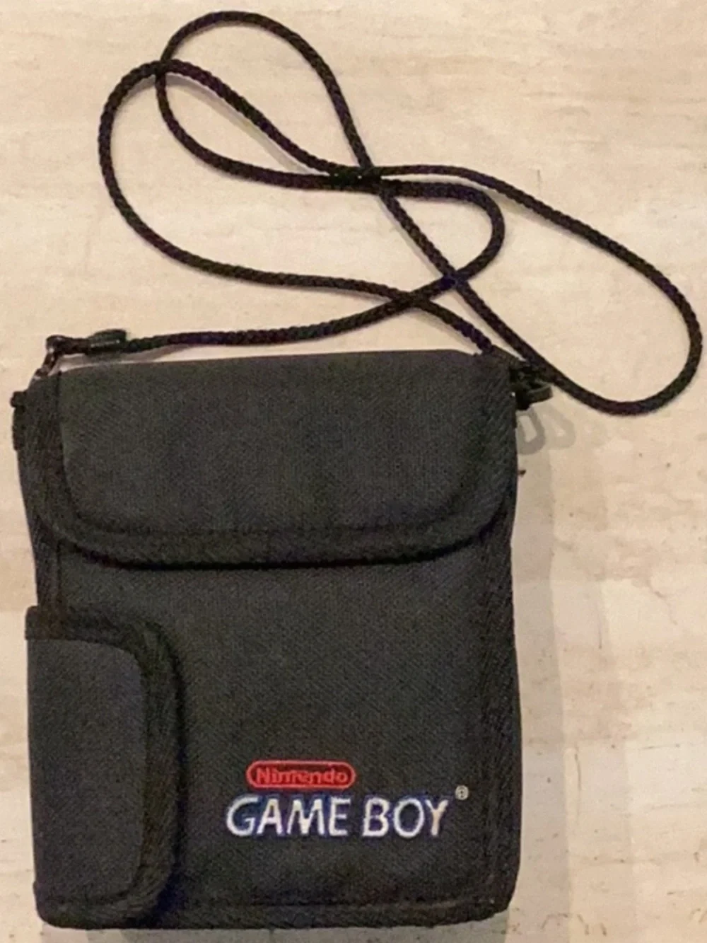 Nintendo Game Boy Carrying Case Gameboy Carry Travel Bag Padded Strap Vintage